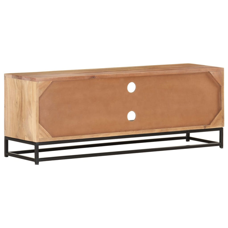 Tv-meubel 110x30x40 cm massief acaciahout MeubelReus