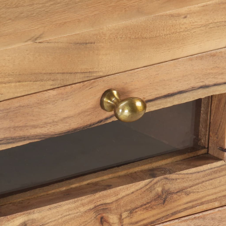 Tv-meubel 110x30x40 cm massief acaciahout MeubelReus