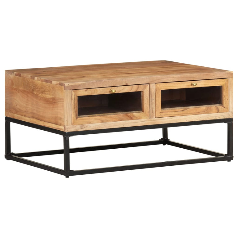 Salontafel 90x60x40 cm massief acaciahout MeubelReus