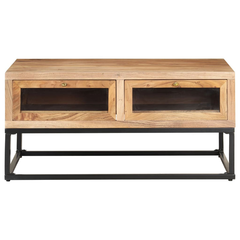 Salontafel 90x60x40 cm massief acaciahout MeubelReus