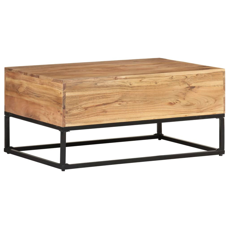 Salontafel 90x60x40 cm massief acaciahout MeubelReus