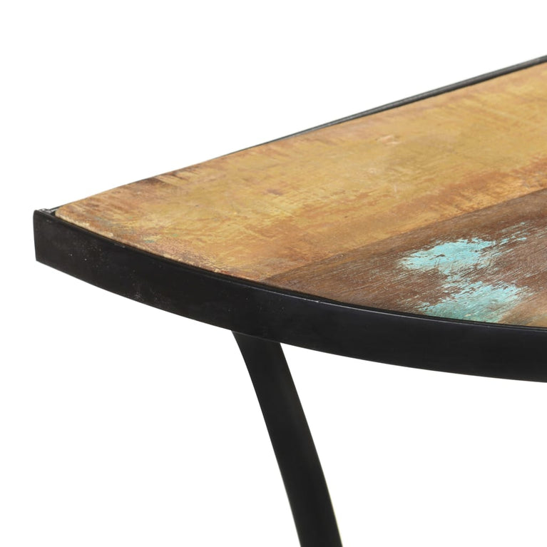 Bijzettafel 110x40x77 cm massief gerecycled hout MeubelReus
