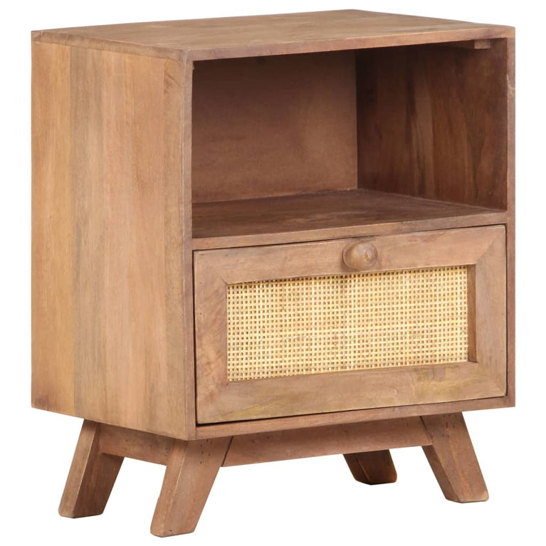 Nachtkastje 40x30x50 cm massief mangohout MeubelReus