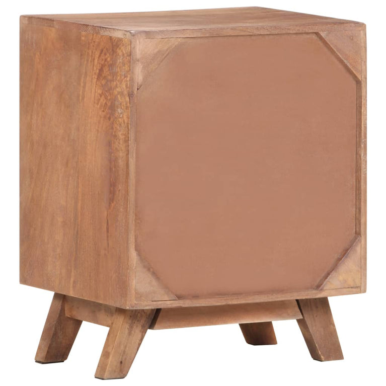 Nachtkastje 40x30x50 cm massief mangohout MeubelReus