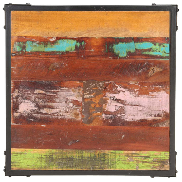 Salontafel 60x60x35 cm massief gerecycled hout MeubelReus