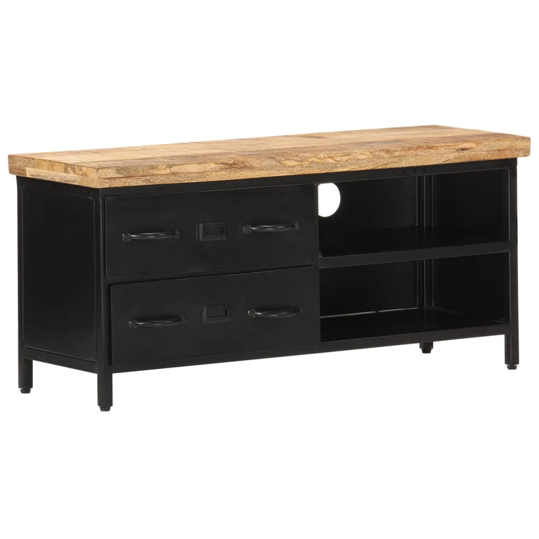Tv-meubel 90x30x41 cm ruw mangohout MeubelReus