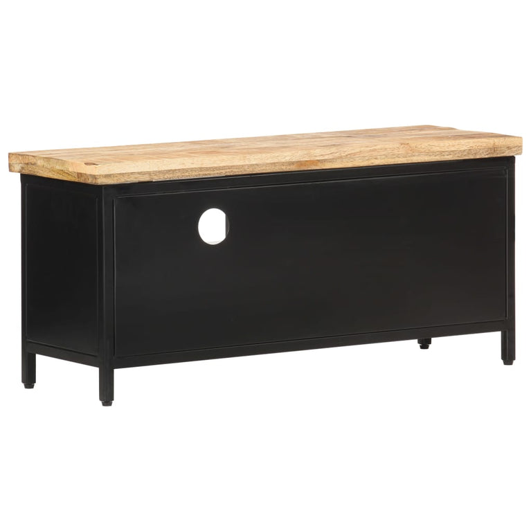Tv-meubel 90x30x41 cm ruw mangohout MeubelReus