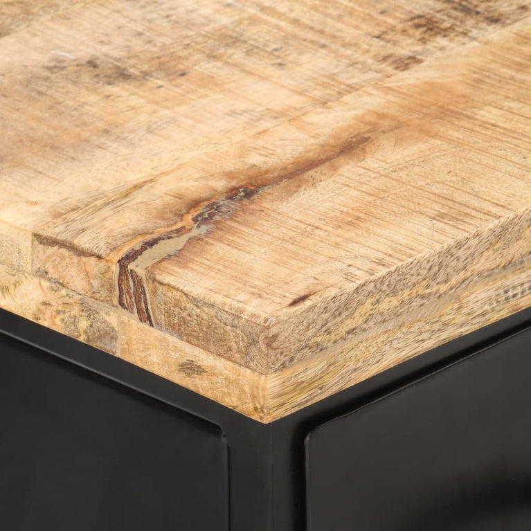 Tv-meubel 90x30x41 cm ruw mangohout MeubelReus