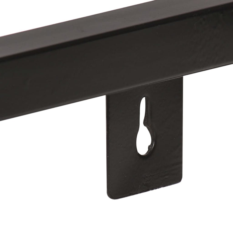Wandschappen 2 st 80 cm massief gerecycled hout MeubelReus