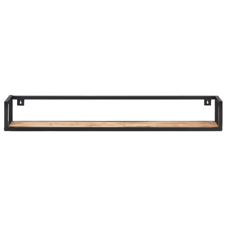 Wandschappen 2 st 120 cm massief acaciahout MeubelReus