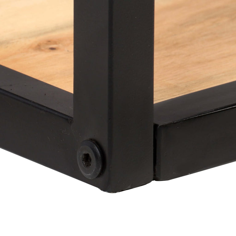 Wandschappen 2 st 120 cm massief acaciahout MeubelReus