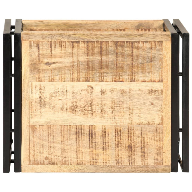 Bijzettafel 40x30x40 cm ruw mangohout MeubelReus