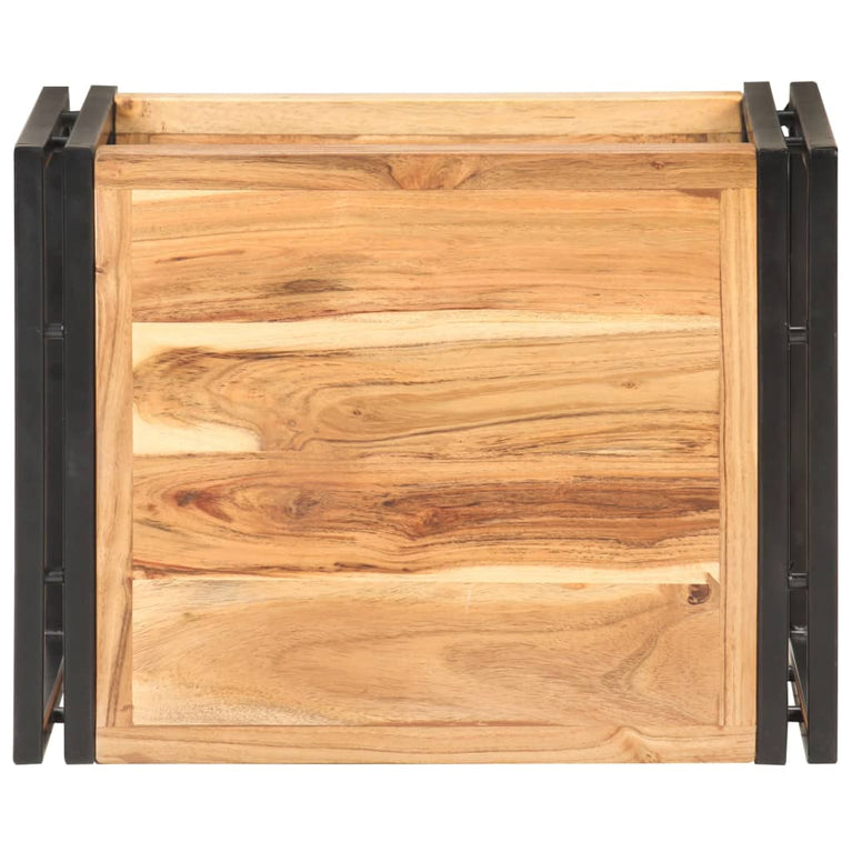 Bijzettafel 40x30x40 cm massief acaciahout MeubelReus