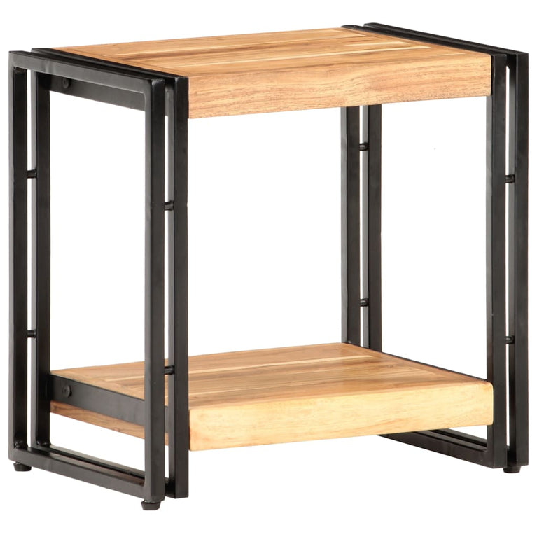Bijzettafel 40x30x40 cm massief acaciahout MeubelReus
