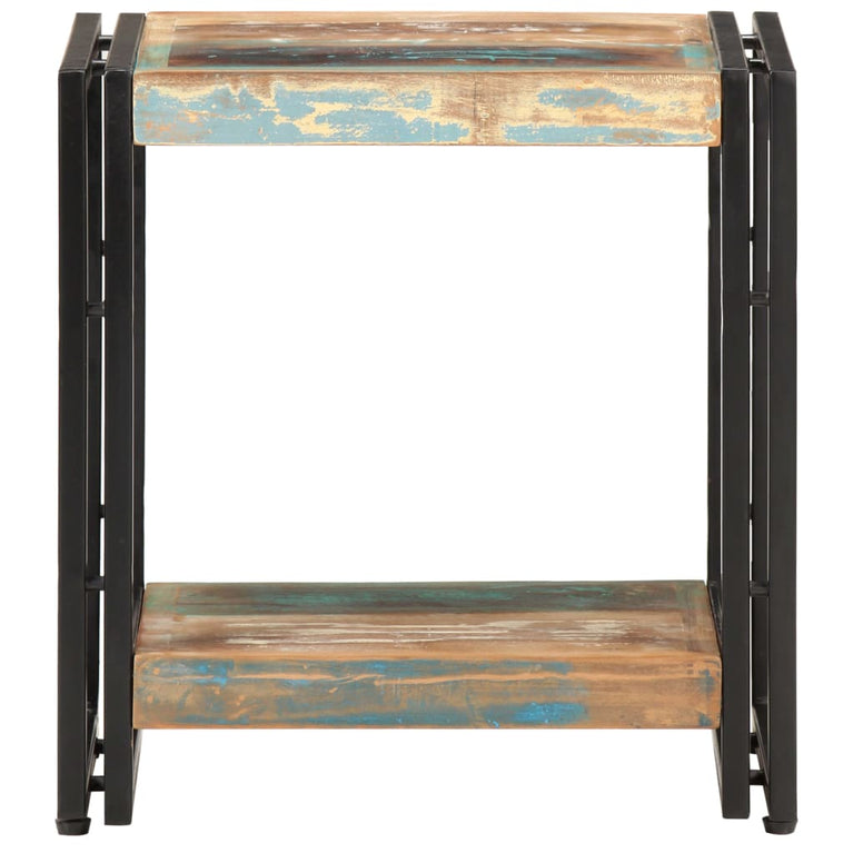 Bijzettafel 40x30x40 cm massief gerecycled hout MeubelReus