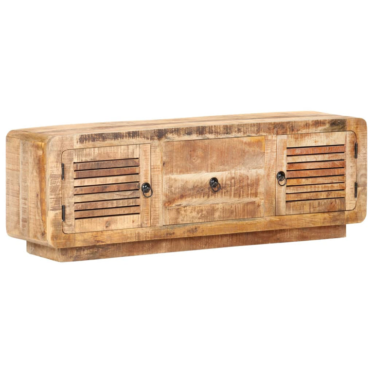 Tv-meubel 120x30x40 cm ruw mangohout MeubelReus