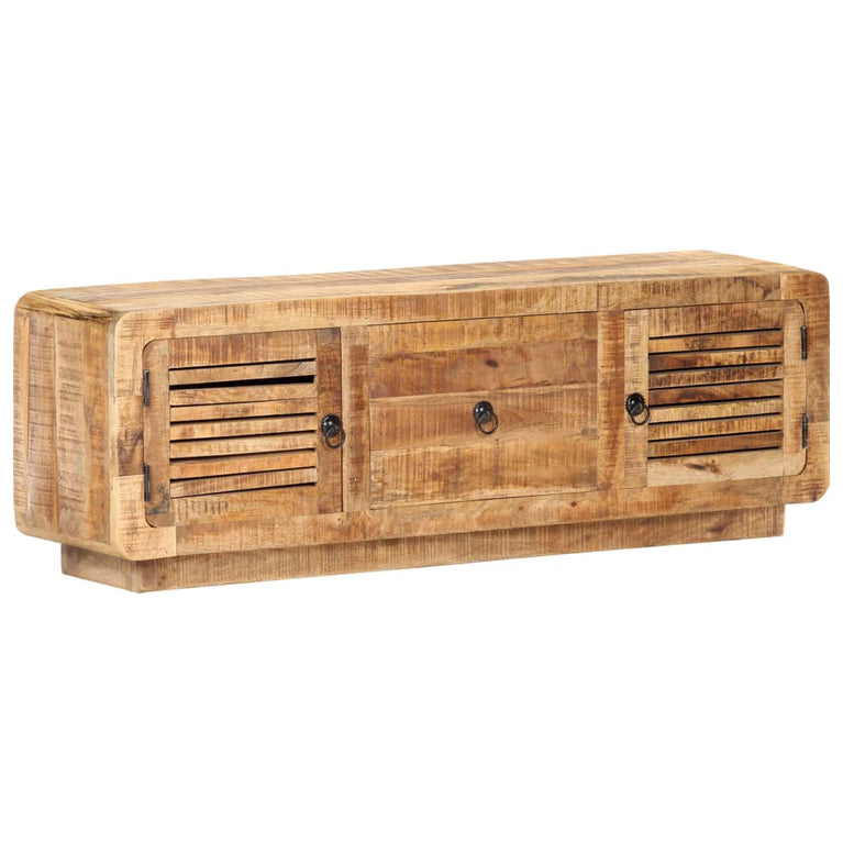 Tv-meubel 120x30x40 cm ruw mangohout MeubelReus