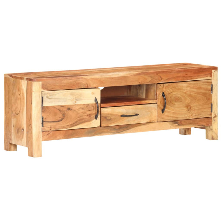 Tv-meubel 116x30x40 cm massief acaciahout MeubelReus