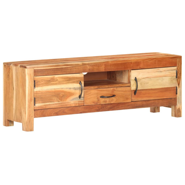Tv-meubel 116x30x40 cm massief acaciahout MeubelReus