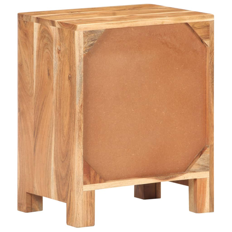 Nachtkastje 40x30x50 cm massief acaciahout MeubelReus