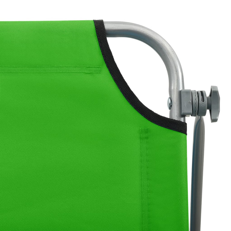 Ligbed met luifel staal groen MeubelReus