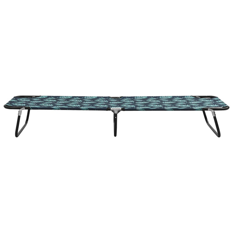 Ligbed inklapbaar staal bladpatroon MeubelReus