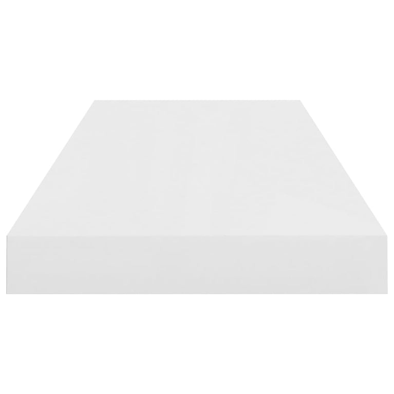 Wandschappen zwevend 4 st 60x23,5x3,8 cm MDF hoogglans wit MeubelReus