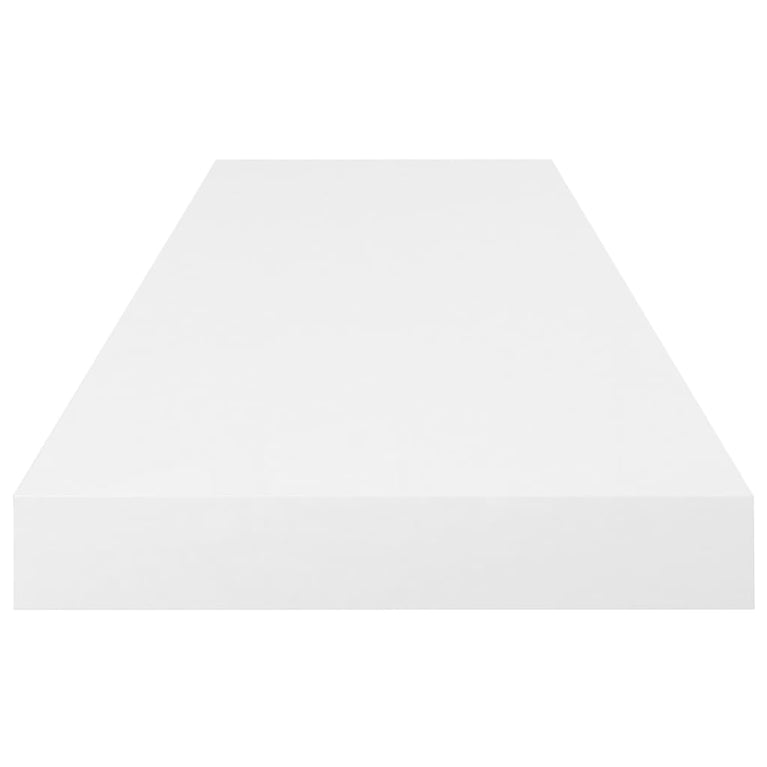 Wandschappen zwevend 4 st 80x23,5x3,8 cm MDF hoogglans wit MeubelReus