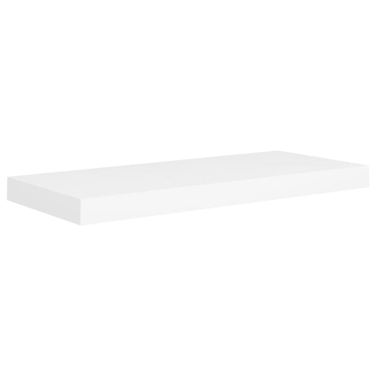 Wandschappen zwevend 2 st 60x23,5x3,8 cm MDF wit MeubelReus