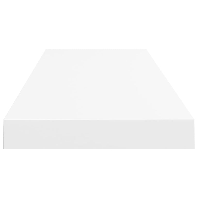Wandschappen zwevend 2 st 80x23,5x3,8 cm MDF wit MeubelReus