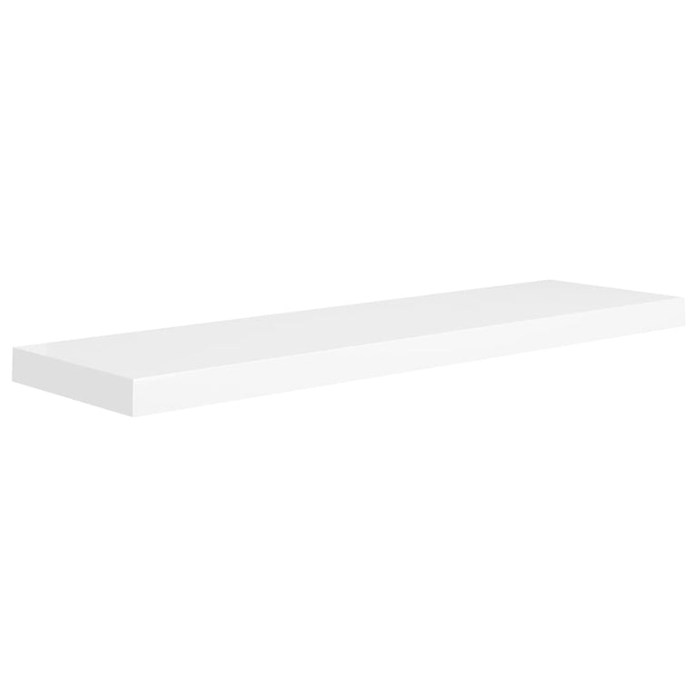 Wandschappen zwevend 2 st 90x23,5x3,8 cm MDF wit MeubelReus