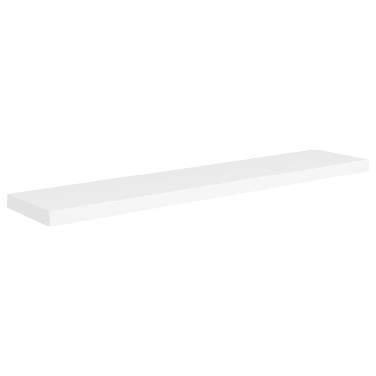 Wandschappen zwevend 2 st 120x23,5x3,8 cm MDF wit MeubelReus