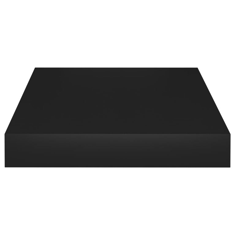 Wandschappen zwevend 4 st 23x23,5x3,8 cm MDF zwart MeubelReus