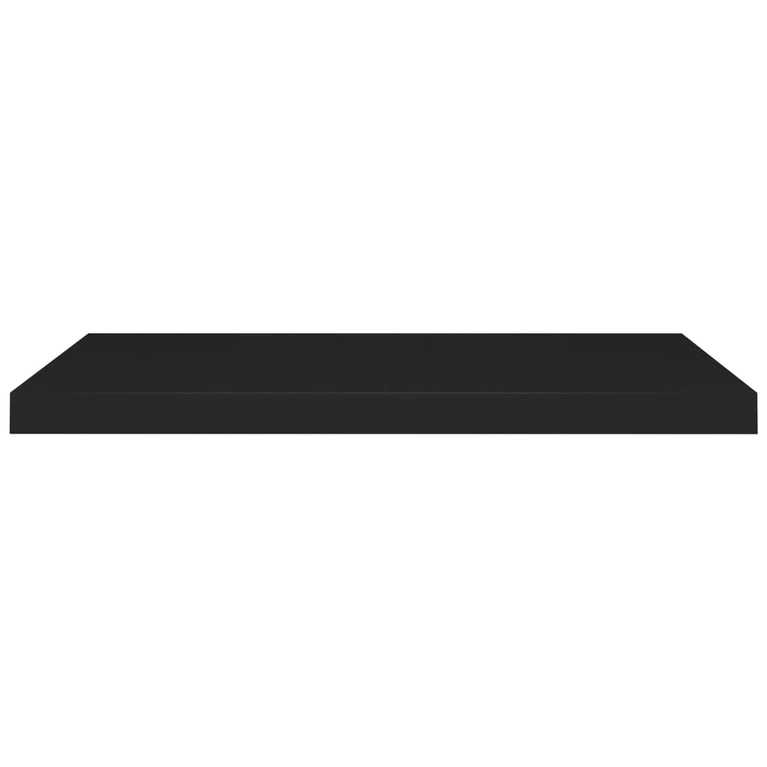 Wandschappen zwevend 4 st 80x23,5x3,8 cm MDF zwart MeubelReus