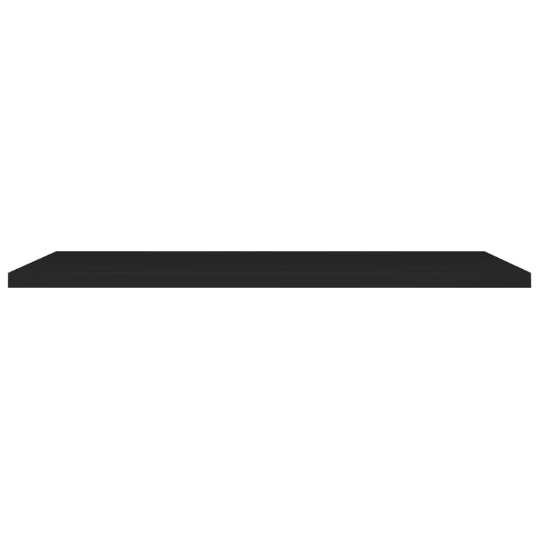 Wandschap zwevend 120x23,5x3,8 cm MDF zwart