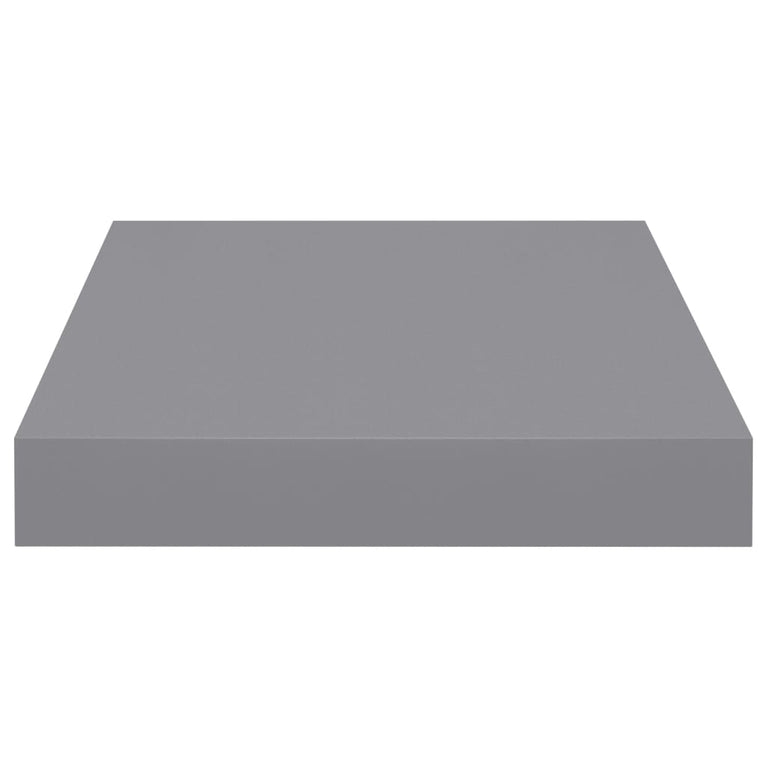 Wandschappen zwevend 4 st 23x23,5x3,8 cm MDF grijs MeubelReus