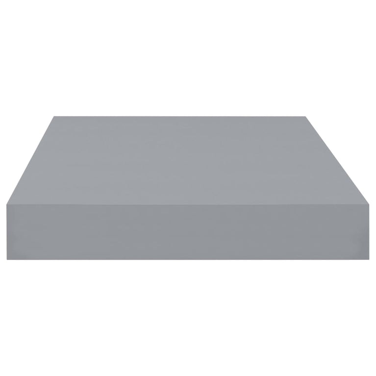 Wandschap zwevend 40x23x3,8 cm MDF grijs MeubelReus