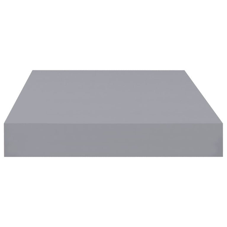 Wandschappen zwevend 4 st 40x23x3,8 cm MDF grijs MeubelReus