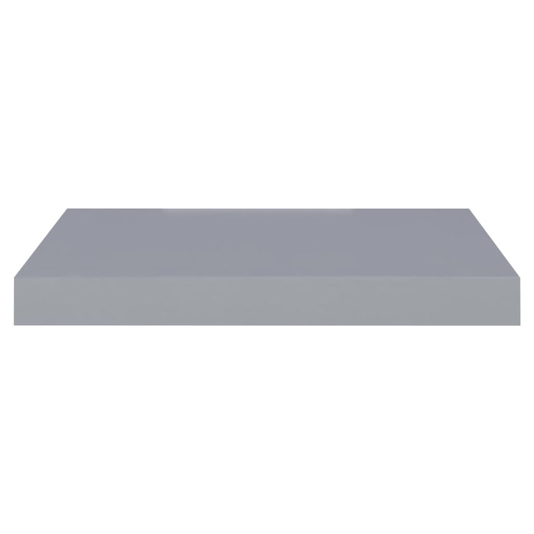 Wandschappen zwevend 4 st 40x23x3,8 cm MDF grijs MeubelReus