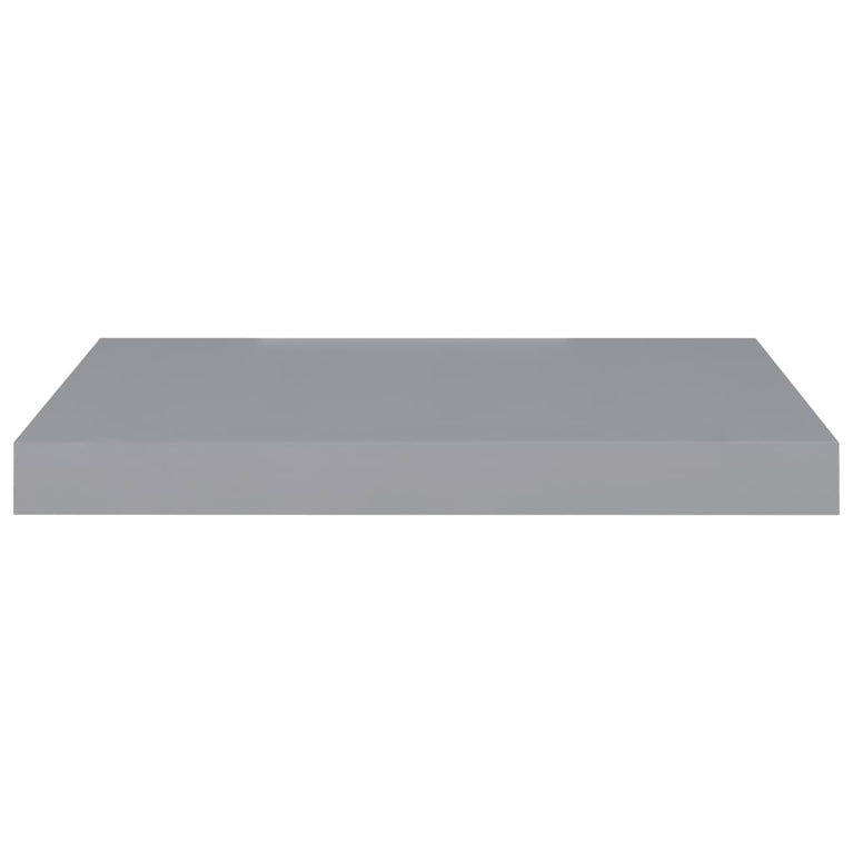 Wandschappen zwevend 4 st 50x23x3,8 cm MDF grijs MeubelReus