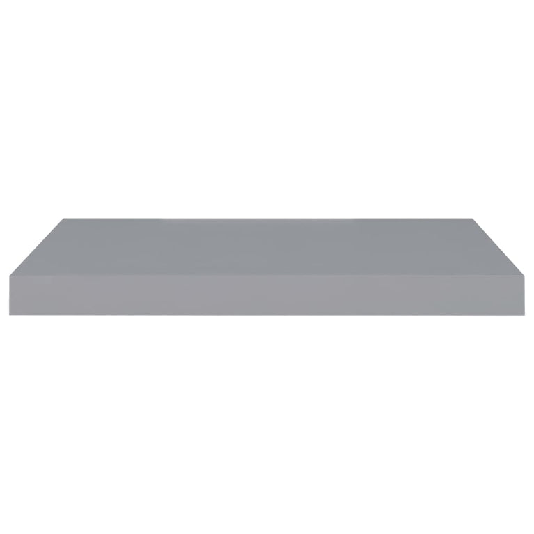 Wandschappen zwevend 4 st 60x23,5x3,8 cm MDF grijs MeubelReus