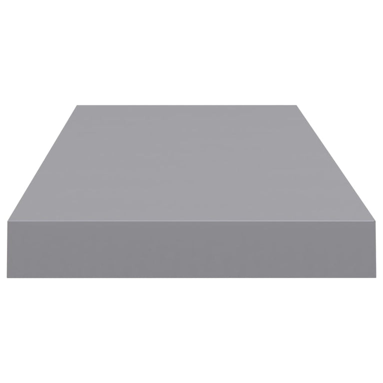 Wandschappen zwevend 4 st 60x23,5x3,8 cm MDF grijs MeubelReus