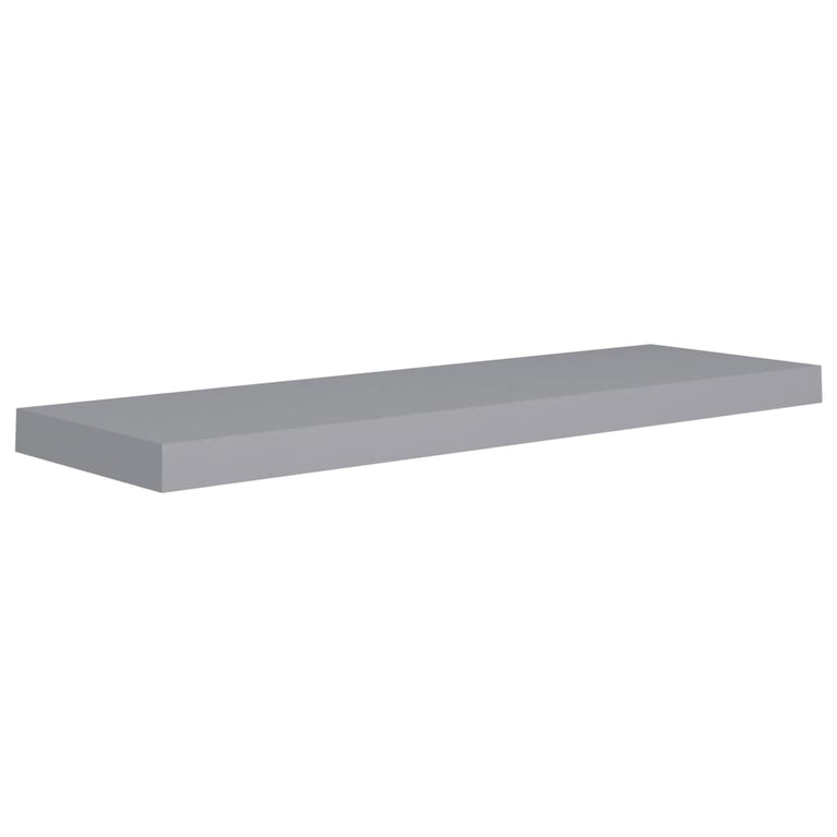 Wandschappen zwevend 4 st 80x23,5x3,8 cm MDF grijs MeubelReus