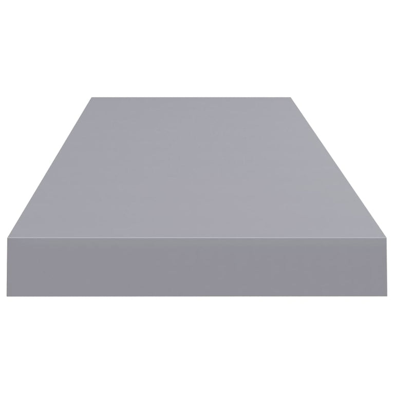 Wandschappen zwevend 4 st 80x23,5x3,8 cm MDF grijs MeubelReus