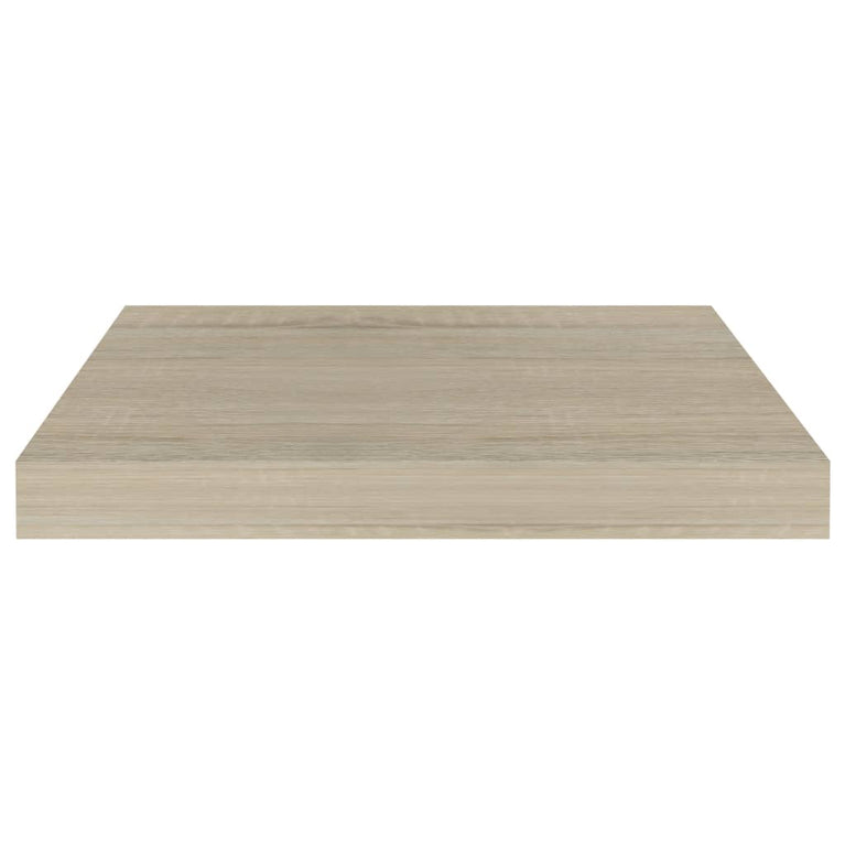 Wandschappen zwevend 2 st 40x23x3,8 cm MDF eikenkleurig MeubelReus