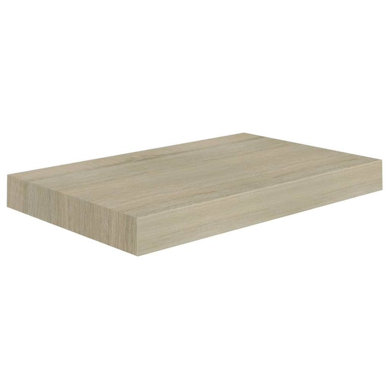 Wandschappen zwevend 4 st 40x23x3,8 cm MDF eikenkleurig MeubelReus