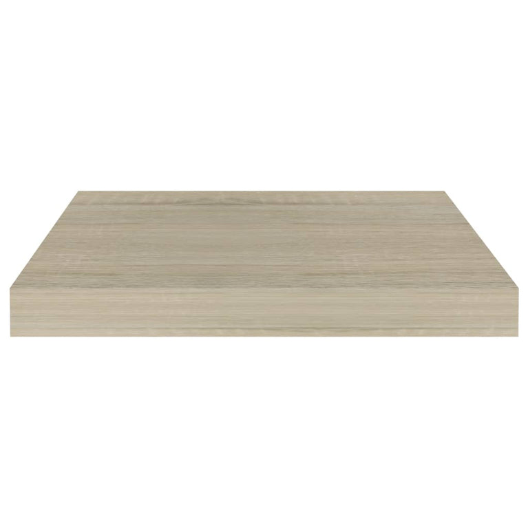 Wandschappen zwevend 4 st 40x23x3,8 cm MDF eikenkleurig MeubelReus