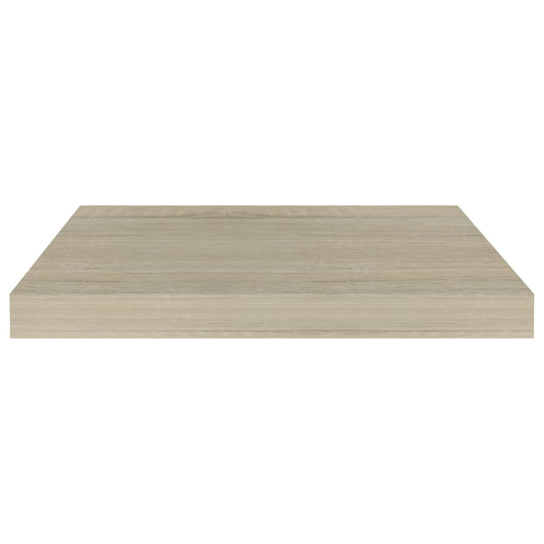 Wandschappen zwevend 2 st 50x23x3,8 cm MDF eikenkleurig MeubelReus