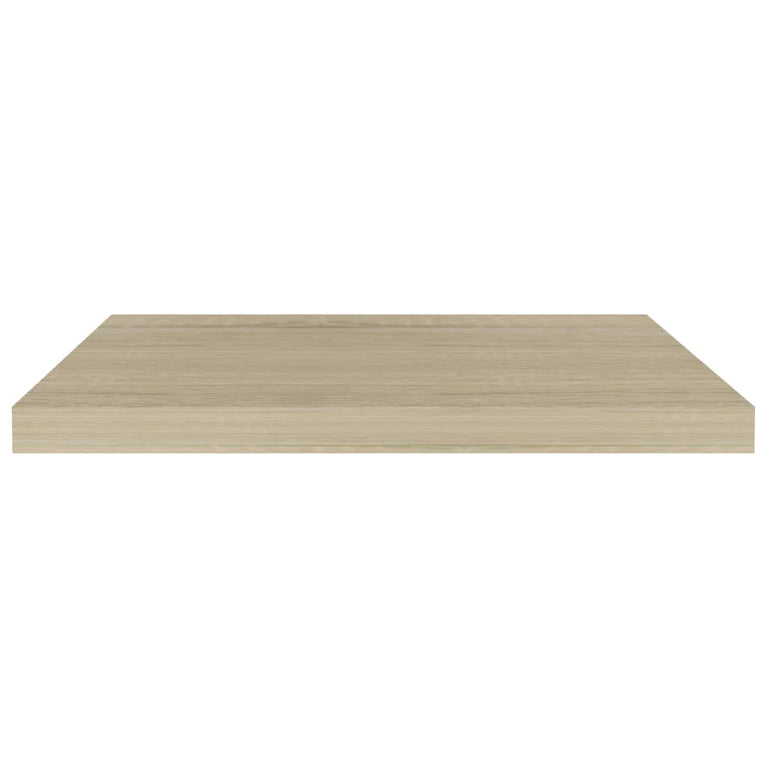Wandschappen zwevend 2 st 60x23,5x3,8 cm MDF eikenkleurig MeubelReus