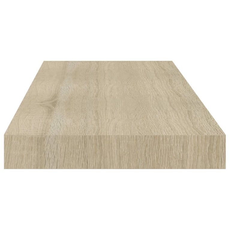Wandschappen zwevend 4 st 60x23,5x3,8 cm MDF eikenkleurig MeubelReus